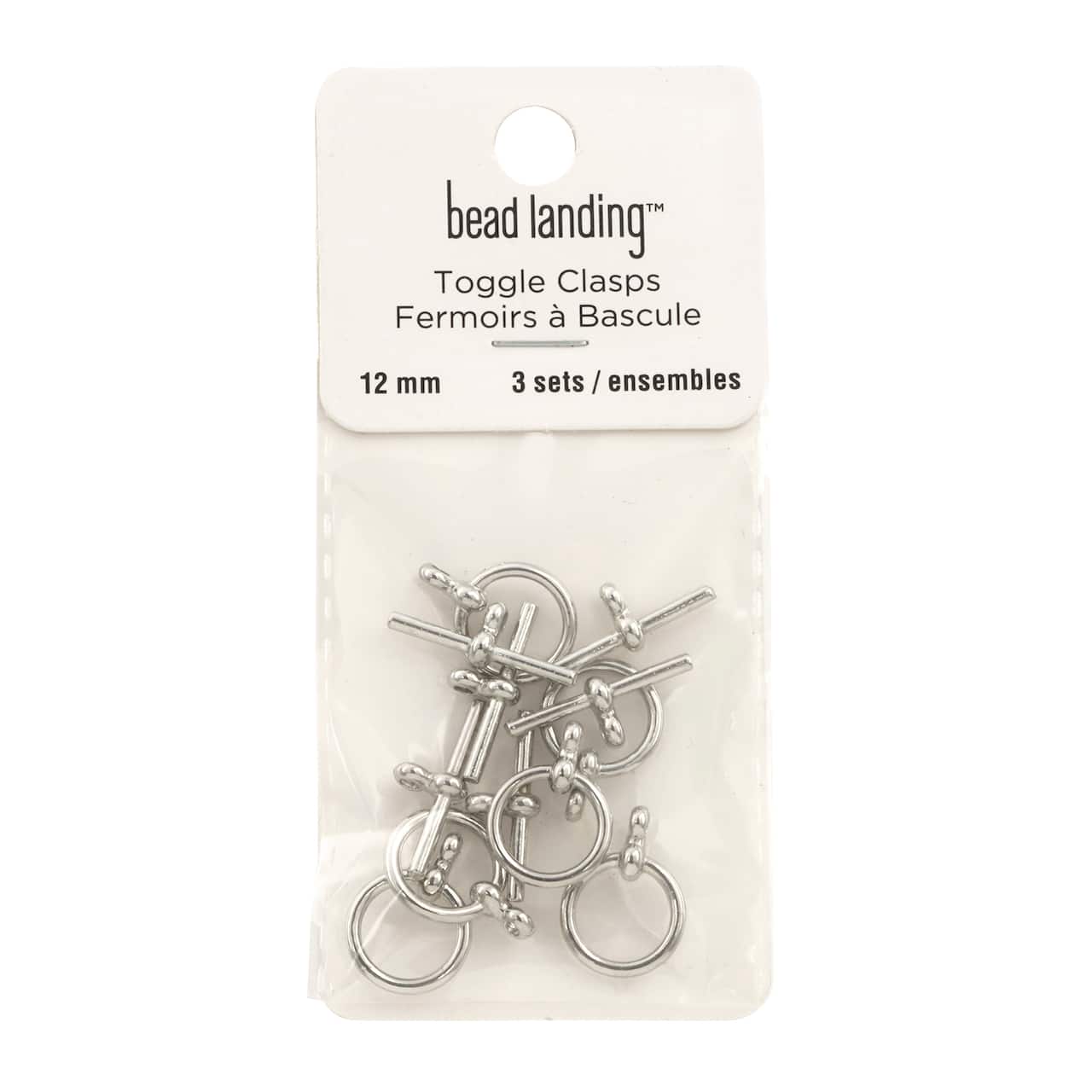 12mm Toggle Clasp Sets, 3ct. by Bead Landing™